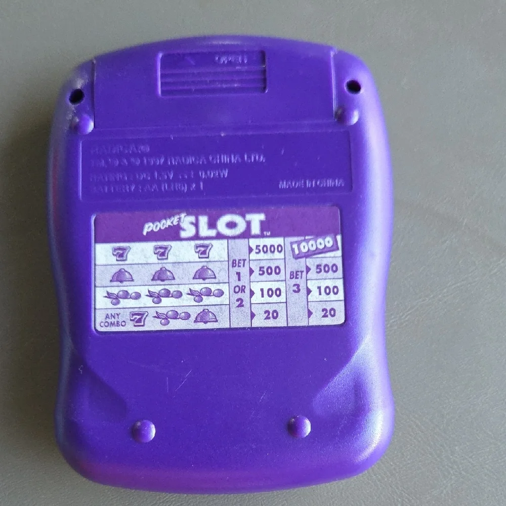 Radica Pocket Slot Handheld Console - Purple
